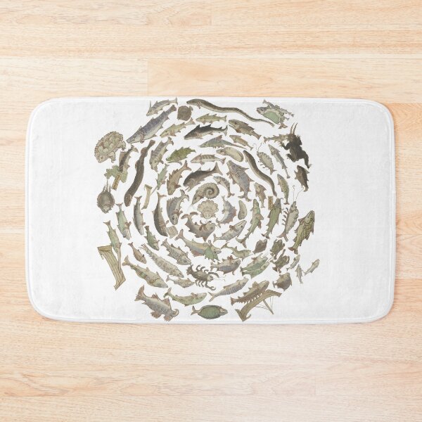 Item preview, Medieval fish illustration spiral designed and sold by IllmadeErrant.