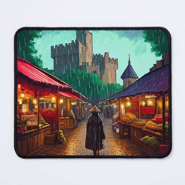 Item preview, Market in the Rain designed and sold by AleTot.
