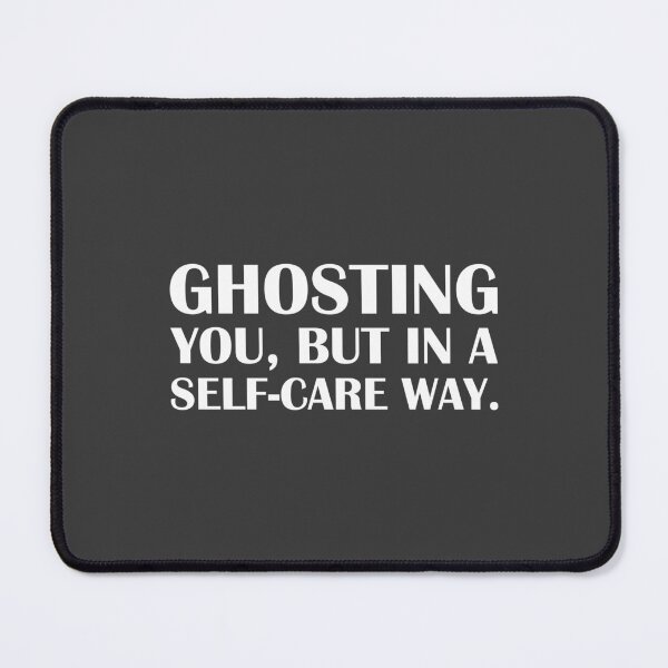Item preview, Ghosting You, But in a Self-Care Way. / Introvert Joke Funny T-Shirt Label designed and sold by introvertvibes.