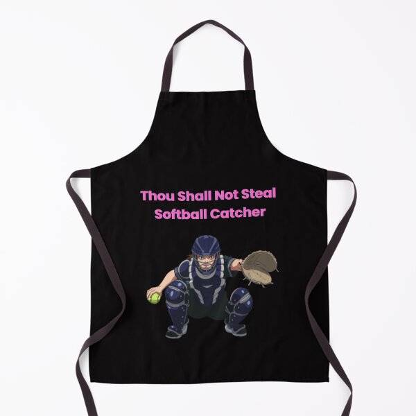 Item preview, Thou Shall Not Steal Softball Catcher designed and sold by TrendsLook.