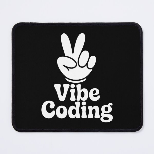 Item preview, Vibe Coding Coder Peace Sign Funny Programmer AI Developer Gift designed and sold by w1ckerman.