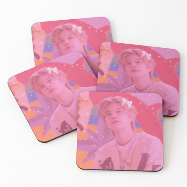 Item preview, SEUNGMIN Pink ribbon icon designed and sold by Enhyconss.
