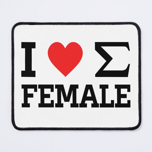 Item preview, I Love Sigma Female Vibes designed and sold by ROOFY-HK.