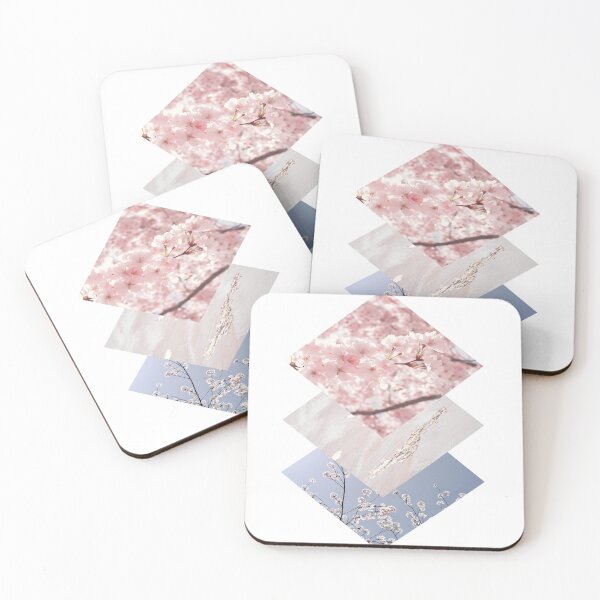Item preview, Abstract Square Cherry Blossoms designed and sold by LiskoDesign.