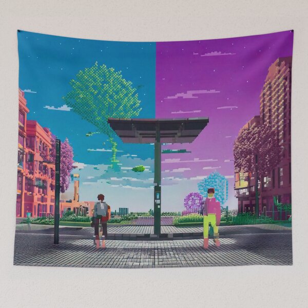 Item preview, Two Worlds, One Meeting Point designed and sold by AleTot.