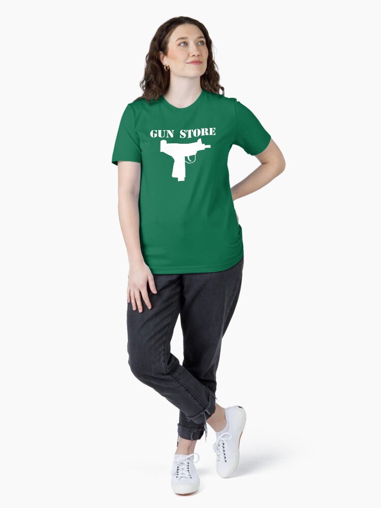 Thumbnail 4 of 7, Essential T-Shirt, Gun Store, Mr. Ford, Frisky Dingo designed and sold by myfavoritesin.