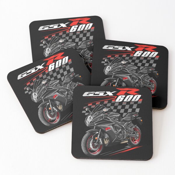 Item preview, Suzuki GSXR 600 2017 (Metallic Matte Black & Glass Sparkle Black) for Motorcycle Riders designed and sold by MotoApparelHub.
