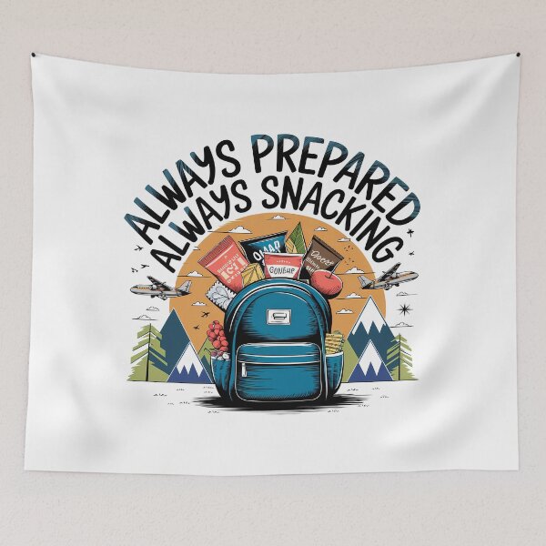 Item preview, Snack Stash Nomad Quick & Tasty T-Shirt designed and sold by MysticNest Studio.
