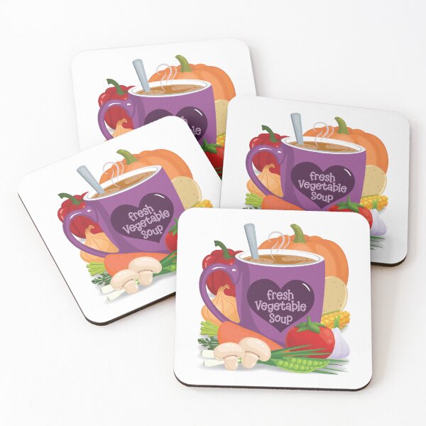 Item preview, Hot soup fresh vegetable - PURPLE designed and sold by StellarFX.