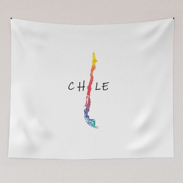 Item preview, Colorful map of Chile designed and sold by jllmartin.