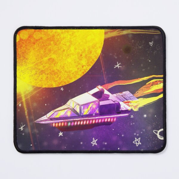 Item preview, I Just Need Some Space  – Retro Spaceship Illustration designed and sold by Riddlestiltskin.