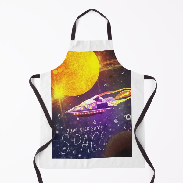Item preview, I Just Need Some Space – Retro Spaceship Illustration designed and sold by Riddlestiltskin.