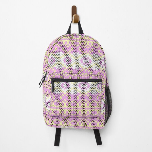 Item preview, Pink and Yellow Pixel Mandala Pattern designed and sold by HattayaSra.