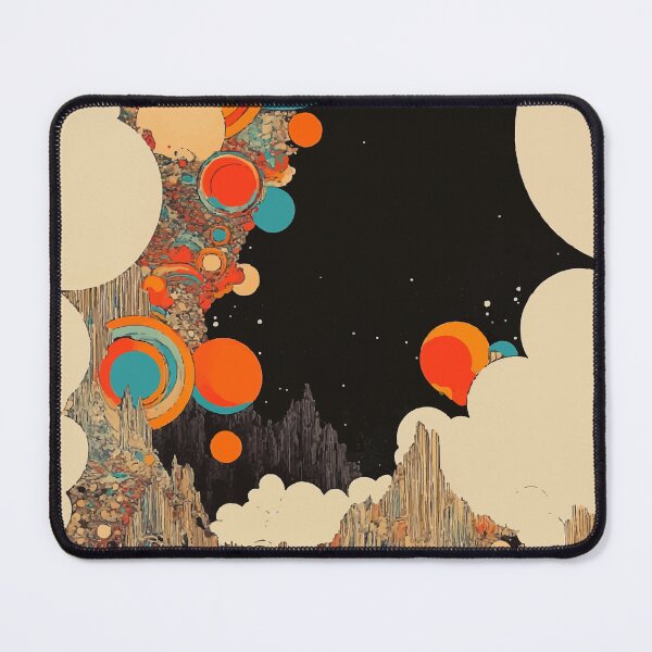 Item preview, Surreal Floating Islands with a River of Stars – Dreamlike Landscape designed and sold by Moss and Moon Studio.