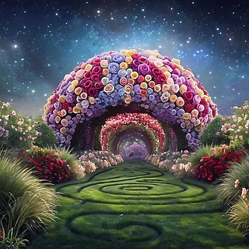 Artwork thumbnail, Cosmic Roses by m-y-A-I-A-R-T-
