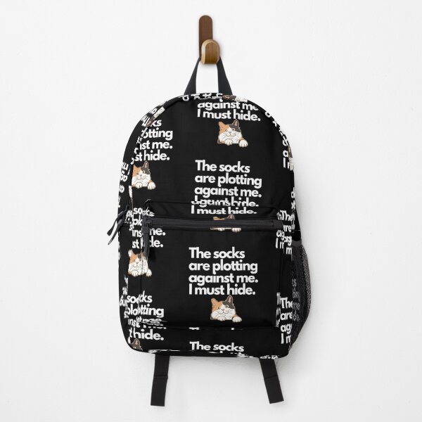 Item preview, Copy of LaMaisonOfMY The Socks Are Plotting Against Me – Funny Cat Gibberish T-Shirt | Quirky Cat Lover Black White Tee designed and sold by LaMaisonOfMY.