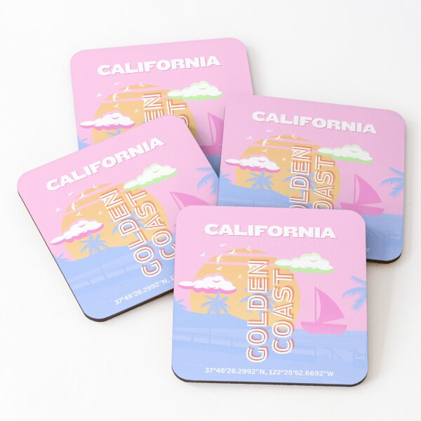 Aperçu de l'œuvre Californie, Art de voyage, Preppy créée et vendue par Magic Love Art Print.