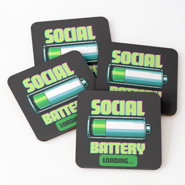 Item preview, Social Battery Loading… Introvert Energy Recharging Mode Activated designed and sold by elynne9.