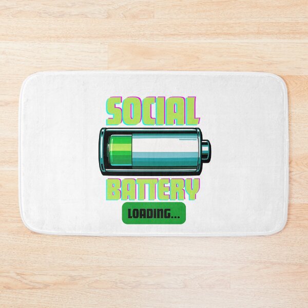 Item preview, Social Battery Loading… Introvert Energy Recharging Mode Activated designed and sold by elynne9.
