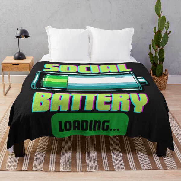 Item preview, Social Battery Loading… Introvert Energy Recharging Mode Activated designed and sold by elynne9.