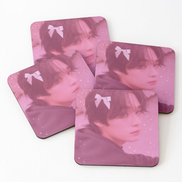Item preview, LEE KNOW Pink ribbon icon designed and sold by Enhyconss.