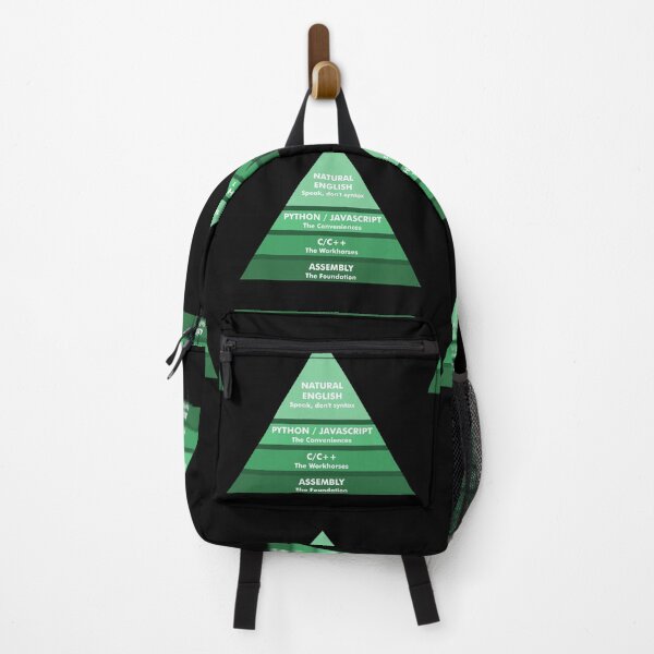 Item preview, The Programming Hierarchy: From Assembly to Natural English | Vibe Coding designed and sold by BRU Design.