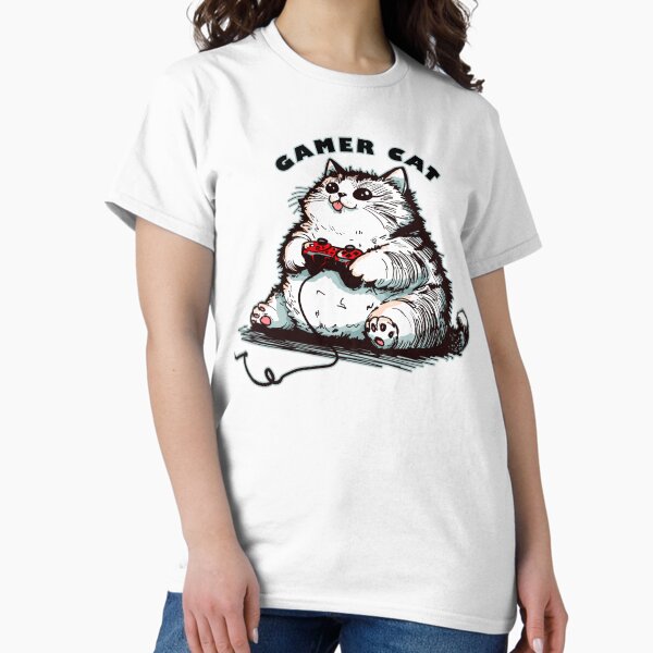 Video Game Chonky Cat Classic T-Shirt