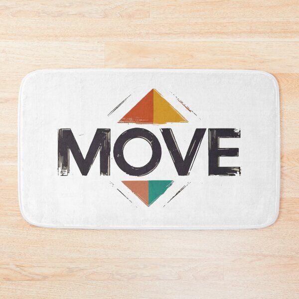 Item preview, MOVE – Bold Grunge-Style Motivational Logo designed and sold by Moss and Moon Studio.