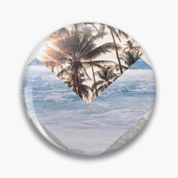 Item preview, Abstract Square - Palm Trees Sea Sand designed and sold by LiskoDesign.