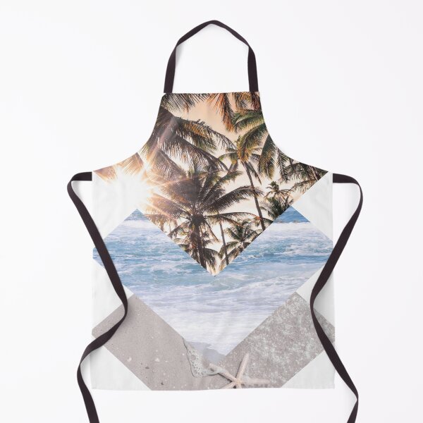 Item preview, Abstract Square - Palm Trees Sea Sand designed and sold by LiskoDesign.