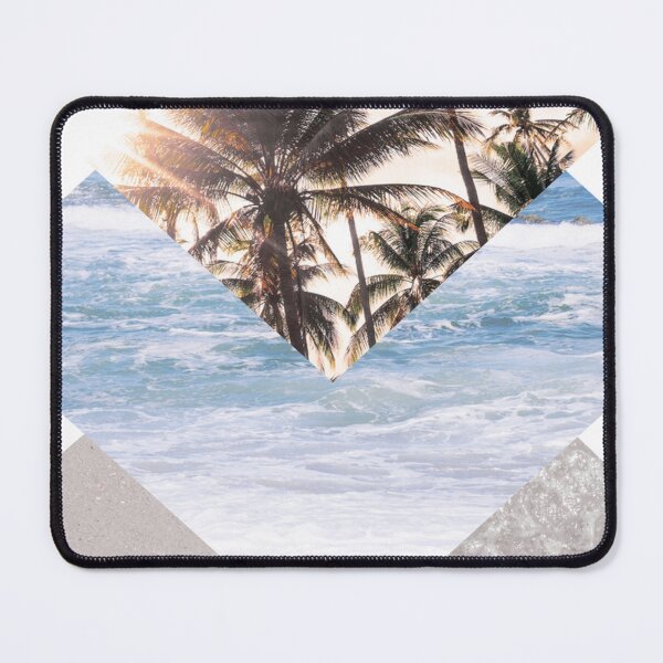 Item preview, Abstract Square - Palm Trees Sea Sand designed and sold by LiskoDesign.