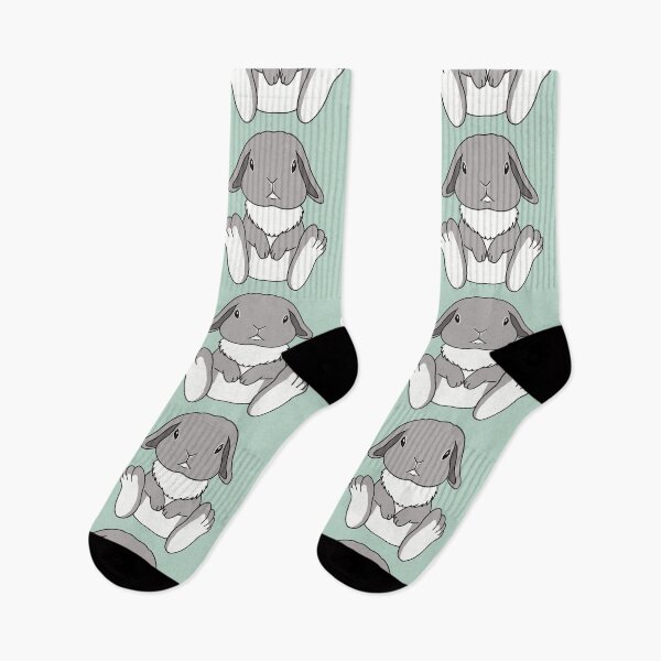 Item preview, Holland Lop Gray Rabbit designed and sold by tayaan.