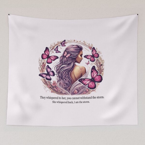 Item preview, The Storm Black Women Breast Cancer Survivor  designed and sold by queenzoid.