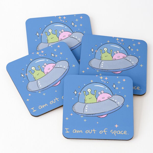 Item preview, "Friendly UFO: Aliens in Spaceship designed and sold by ElixirCraft.