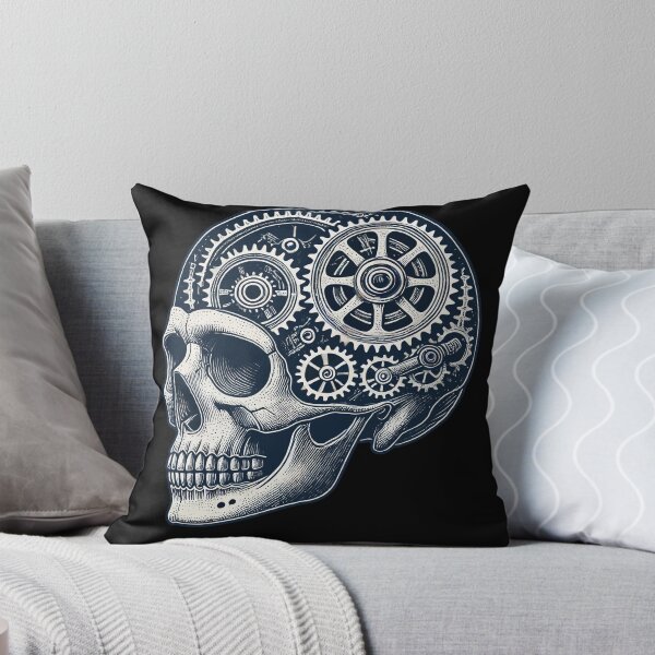 Item preview, Bicycle Enthusiast Skull Skulls designed and sold by LuminOrb.
