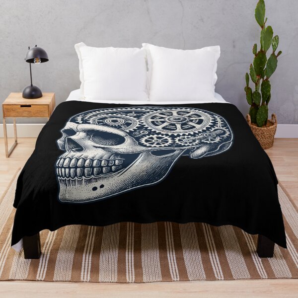 Item preview, Bicycle Enthusiast Skull Skulls designed and sold by LuminOrb.