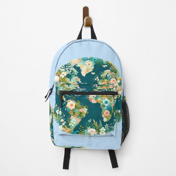 Item preview, Floral Earth Art Print - The World Needs You designed and sold by queenzoid.