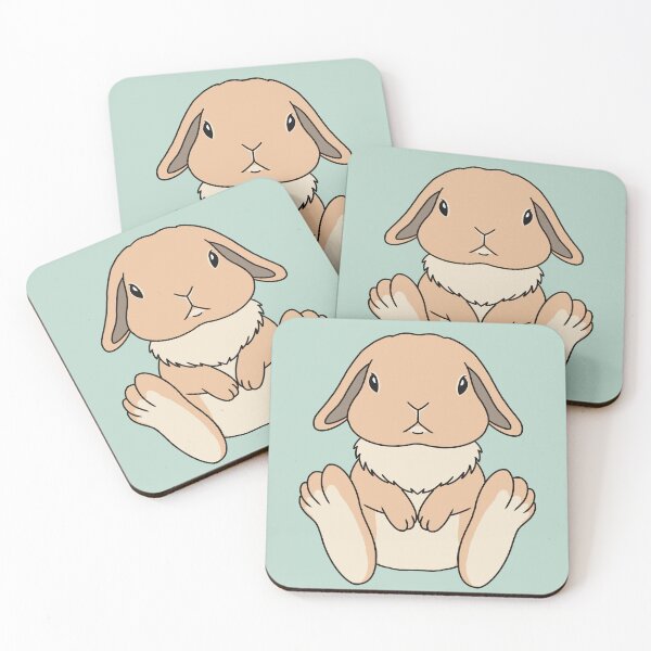 Item preview, Holland Lop Orange brown Rabbit kawaii designed and sold by tayaan.