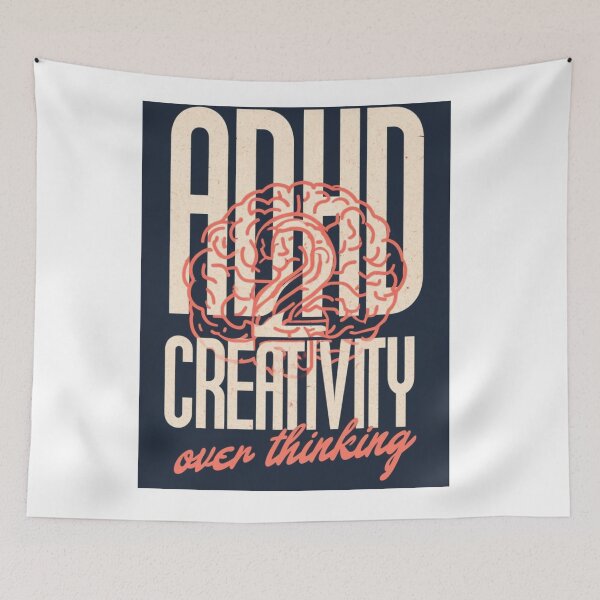 Item preview, ADHD: Creativity over Thinking designed and sold by Smileyt-shirt.
