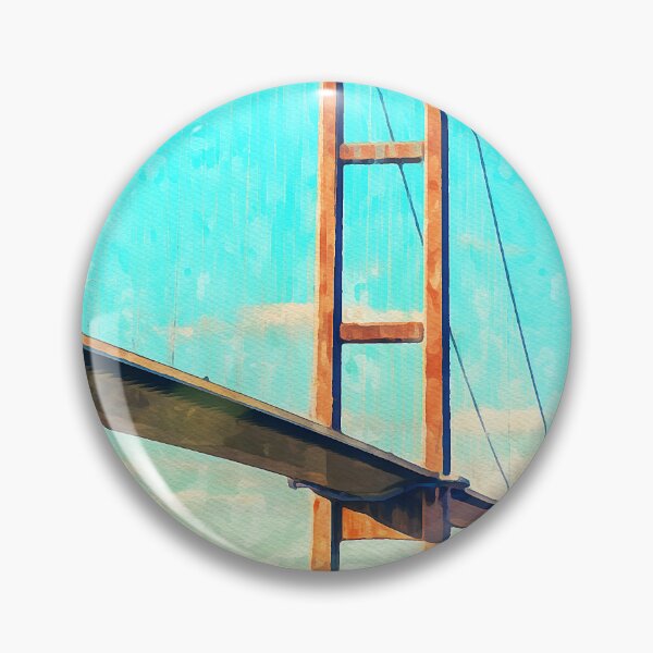 Item preview, Humber Bridge Hull Watercolor Art Print designed and sold by InspireSticker.