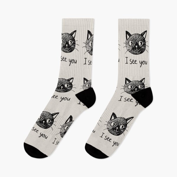 Item preview, I See You – Black Cat Art designed and sold by SteadyRolling.
