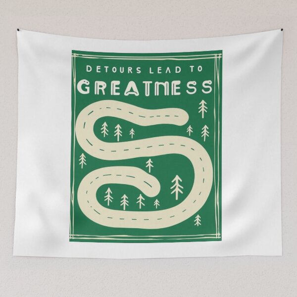 Item preview, Detours Lead to Greatness designed and sold by Smileyt-shirt.