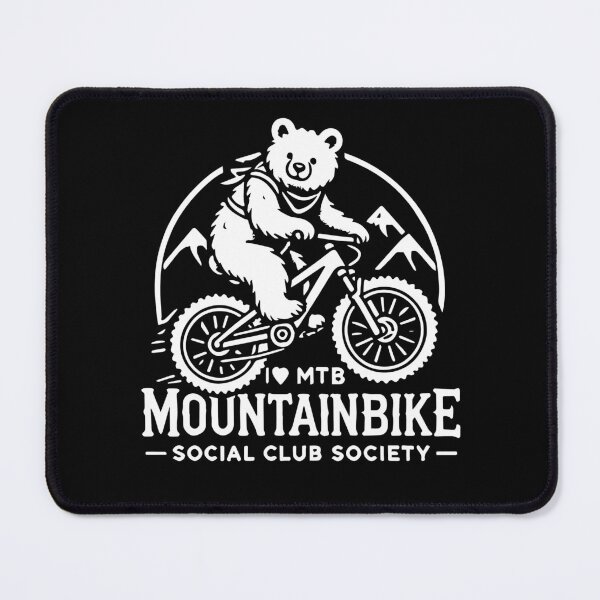Item preview, Bicycle Retro Bär Mountainbike Club designed and sold by LuminOrb.