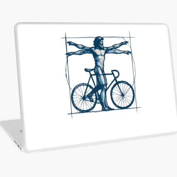 Item preview, Bicycle Vitruvian Man Cyclist Art designed and sold by LuminOrb.