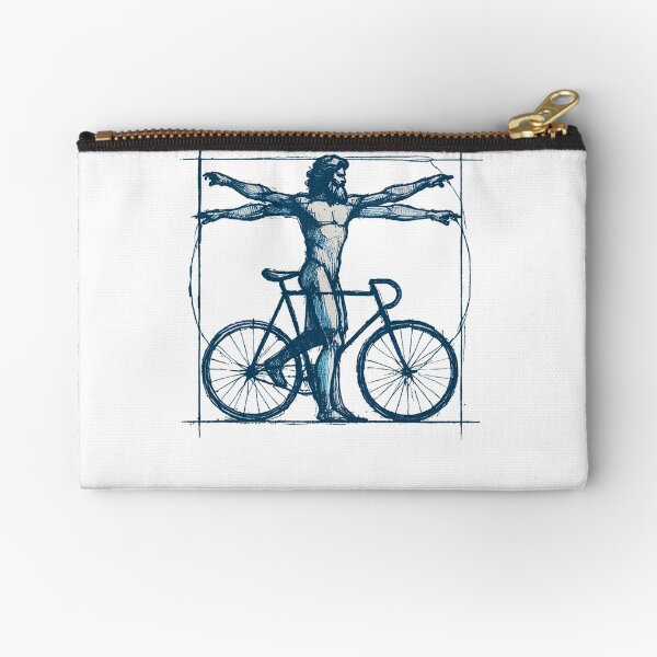 Item preview, Bicycle Vitruvian Man Cyclist Art designed and sold by LuminOrb.