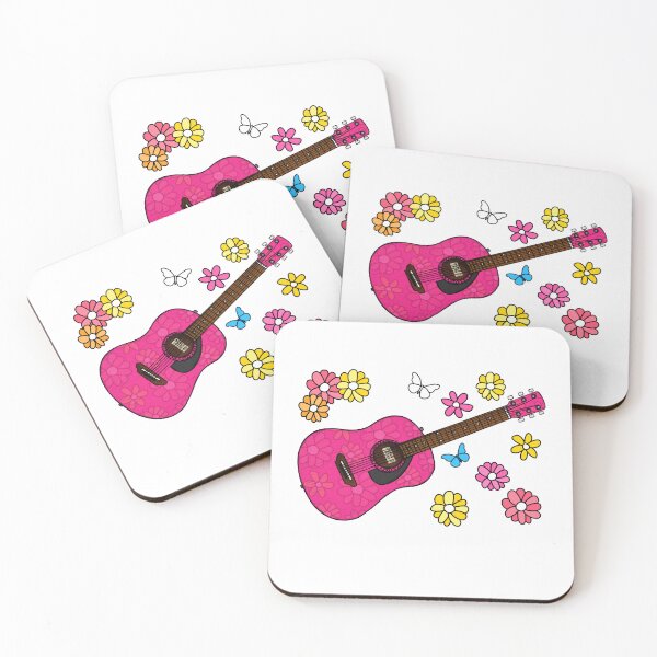 Item preview, Floral Guitar Acoustic Guitarist Mom Female Musician designed and sold by doodlerob.