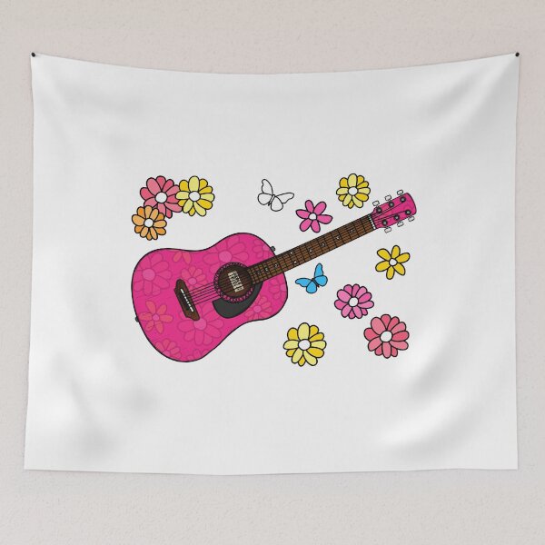 Item preview, Floral Guitar Acoustic Guitarist Mom Female Musician designed and sold by doodlerob.