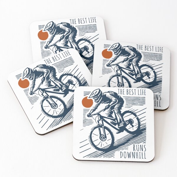 Item preview, Bicycle Adventure Retro Downhill designed and sold by LuminOrb.