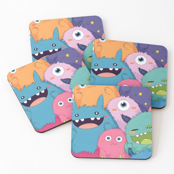 Item preview, Cartoon fluffy monster designed and sold by disturbedrod.