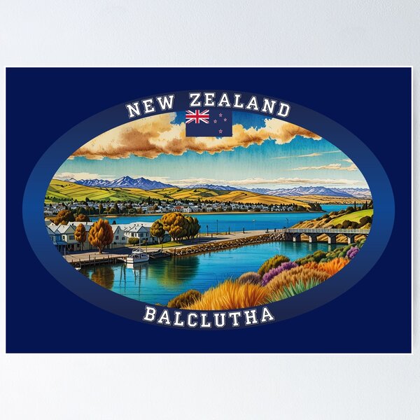Item preview, Balclutha New Zealand Travel designed and sold by Thistle-TShop.